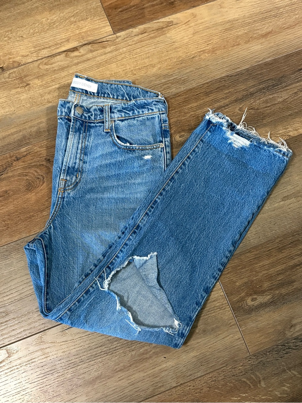 Nobody Denim Arlo Ankle High Rise Straight Jeans Dreaming Wash